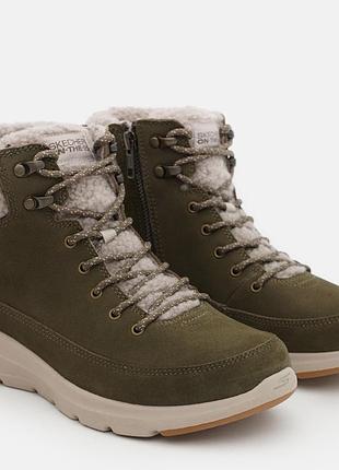Оригінальні теплі зимові чобітки skechers glacial skechers ultra