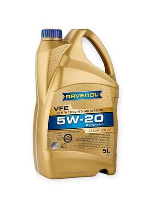Олива моторна ravenol 5w-20 vfe "synthetic" sp (rc), gf-6a 5л