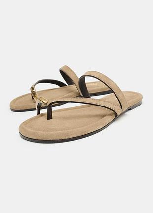Шльопанці zara на один пальчик