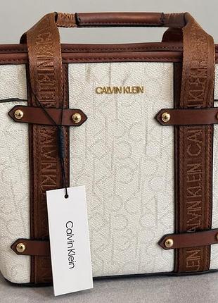 Сумка calvin klein signature large tote