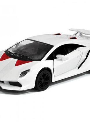 Модель легковая kt5359w lamborghini sesto elemento белый