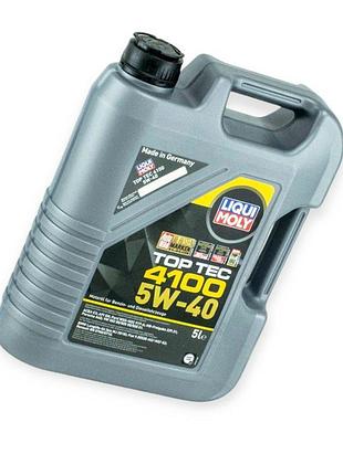 Олива моторна liqui moly 5w-40 top tec 4100 5л