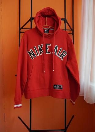 Nike air l | червоний худі з логотипом
nike air hoodie red l