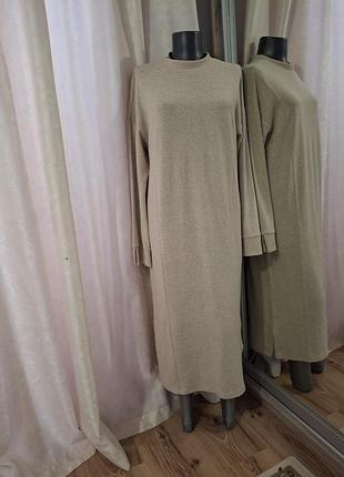 Мягусенькое с разрезом на боку платье 👗