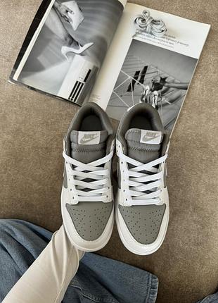 Nike dunk low white grey 9