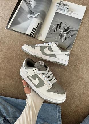 Nike dunk low white grey