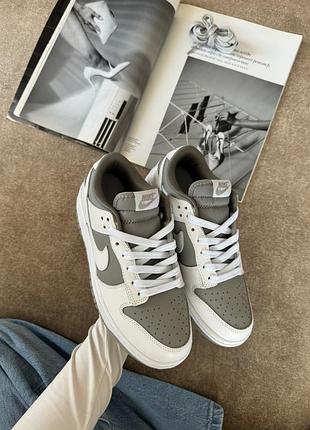 Nike dunk low white grey 5