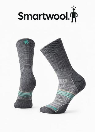 Треккинговые мужские носки smartwool phd outdoor light crew шерстяные теплые