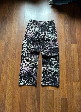 Jordan жіночі штани baggy fit leopard оригінал б у
