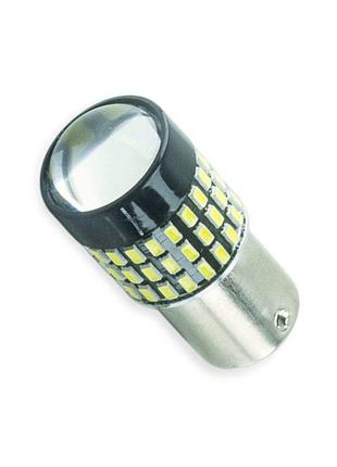Автолампа світлодіодна а 12-21 white 78 smd 3014 драйвер лінза 930lm megalight