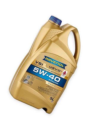 Олива моторна ravenol 5w-40 "vsi "fullsynth pao" sn-cf, a3-b4 5л