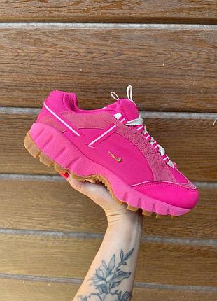 Уцінка кросівки jaquemus x nike humara pink