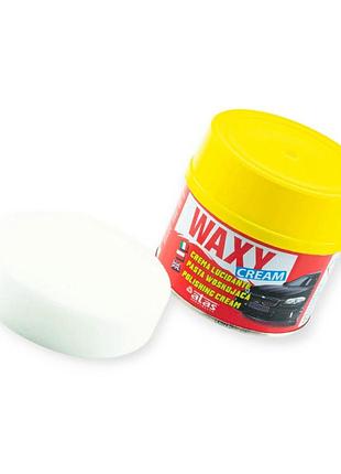 Полироль кузова паста atas waxy cream паста 250мл , губка