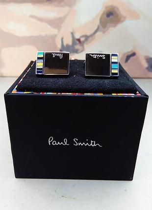 Запонки paul smith с двусторонним узором