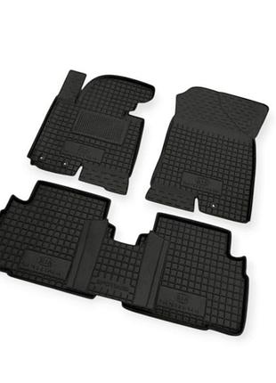 Коврики салона kia sportage iii (2010-2015), hyundai ix35 (2010-2017) борт 2,5 см, с перемычкой avto-gumm