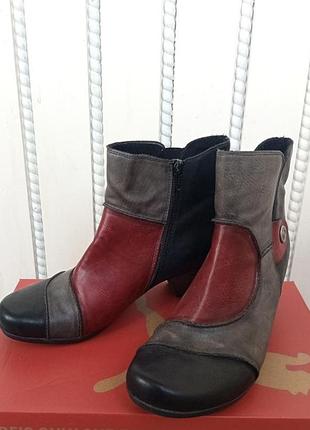 Ботинки rieker, натуральная кожа, р. 38