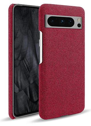 Тканинний чохол для google pixel 8 pro (червоний)