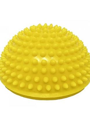 Напівсфера масажна кіндербол easyfit ef-3001-y 16 см, м'яка, жовта
