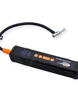 Компресор mini elegant 10атм, 35л, акб 6000mah, usb заряд., насадки, ліхтар, led дисплей