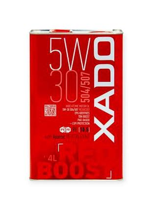 Масло моторное xado chemical group 5w-30 504, 507 red boost 4л.