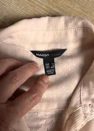 Напівпрозора сорочка mango 4