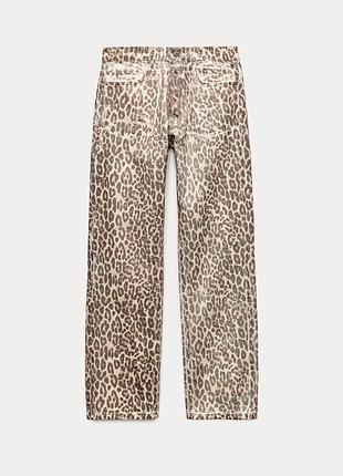 Джинси принт zara 5