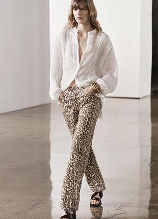 Джинси принт zara