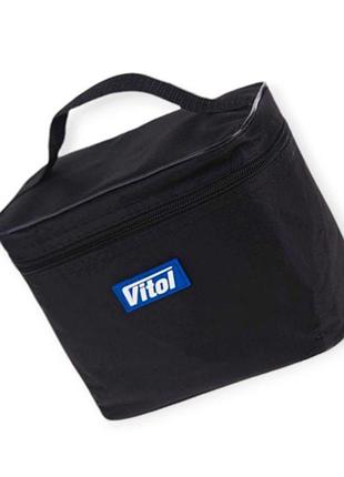 Компрессор vitol 10атм/ 40л/15а/1м шланг/прикур/сумка 3