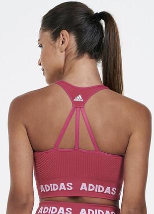 Новий спортивний топ топік рожевий adidas s/m