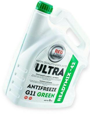 Антифриз зеленый 5 л -42°с g11 ultra meg beg-line