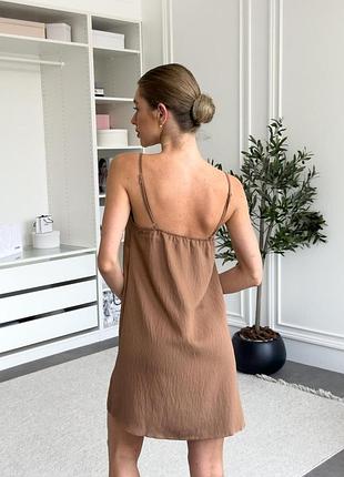 Жіноча сорочка boho chic, мокко 2