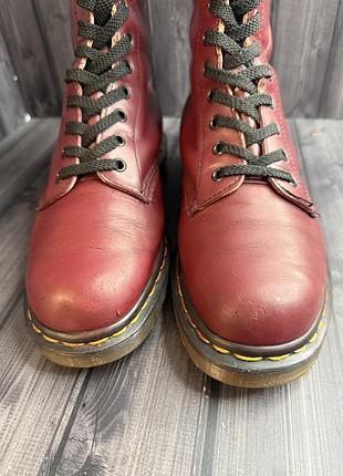 Черевики dr. martens 1490 cherry red smooth/р.39.5 3