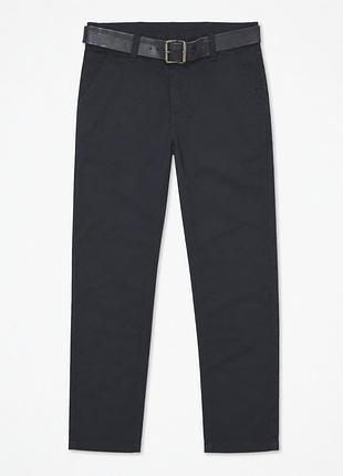 Котоновые брюки для мальчика 122-164см синие barli denim турция