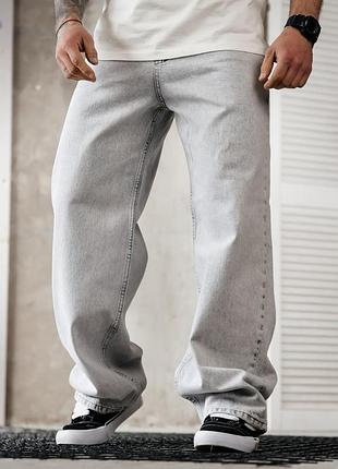Джинсы багги stussy светлые тр6857