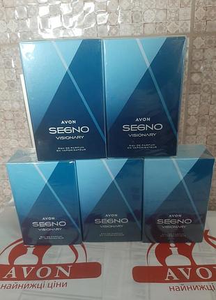 Туалетна вода парфуми парфумна вода ейвон сегно avon segno visionary  вийшов термін термін на якість не впливає