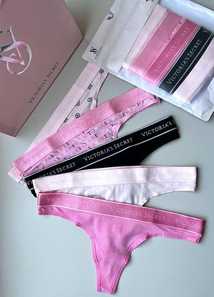Набір трусиків бавовна 5 шт victoria’s secret