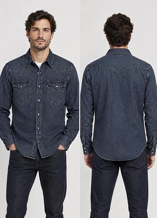 Джинсова сорочка levi’s розмір м