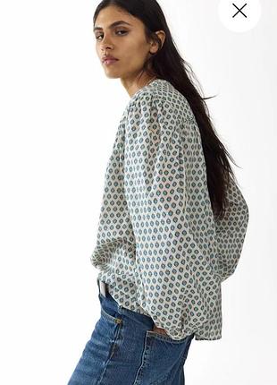 Блуза бавовняна оверсайз h&m