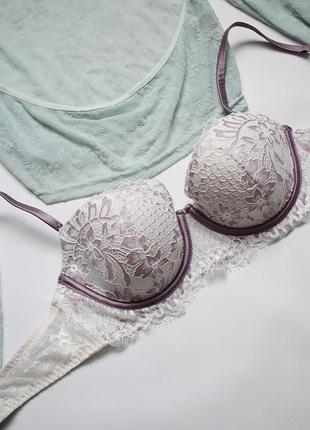 Нежный бюстгальтер с кружевом intimissimi 75b нюанс