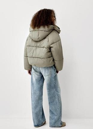 Куртка пуховик bershka m 3