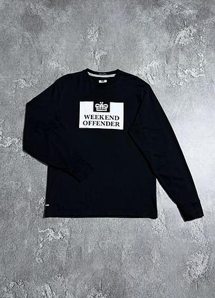 Лонгслів weekend offender m розмір оригінал стан ідеал чорний чоловічий
