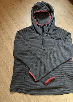 Сіро-голуба худі від jack wolfskin xl розміру