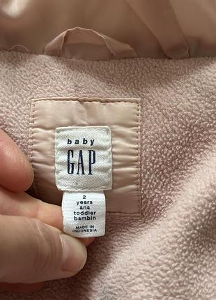 Пуховик baby gap на 2 роки 86-92 см 3