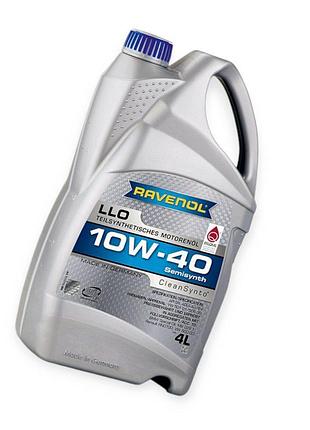 Олива моторна ravenol 10w-40 llo "semisynth" sn-cf, a3-b4 4л