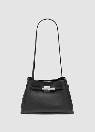 🤍 vespera bag black/silver 27.5 х 18 х 10 см