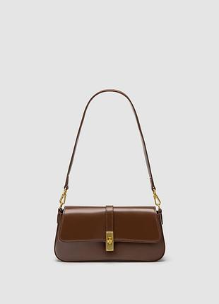 🤍 terre bag brown/gold 26 х 12 х 5.5 см