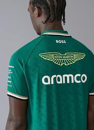 Мужская футболка aston martin f1 hugo boss оригинал new !