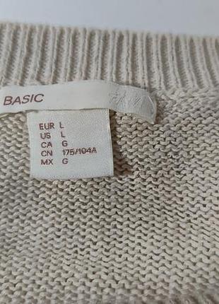 Джемпер женский h&amp;m basic размер l 4