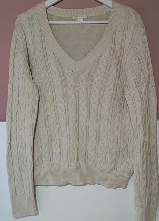 Джемпер женский h&amp;m basic размер l