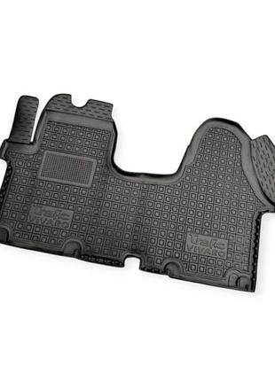 Коврики салона renault trafic, opel vivaro, nissan primastar (2001-2014) цельний борт 2,5 см, с перемычкой avto-gumm